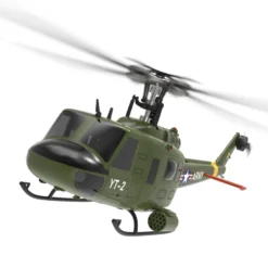 YU XIANG F07-V 1/34 Scale UH-1 Huey 2.4G 6CH Brushless Direct-Drive Flybarless RC Helicopter Model Mode 1/Mode 2 Switchable (RTF Version)