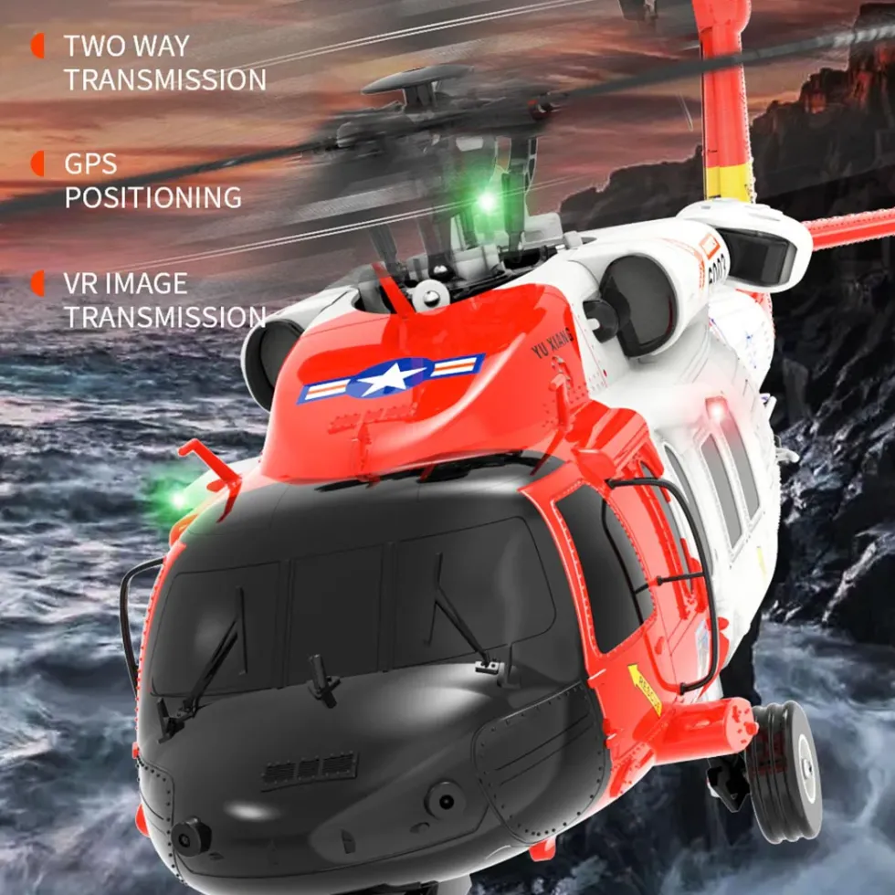 YUXIANG YXZNRC F09-S 1/47 RC Airplane 2.4G 6CH Brushless Direct Drive RC Helicopter Model - RTF Edition